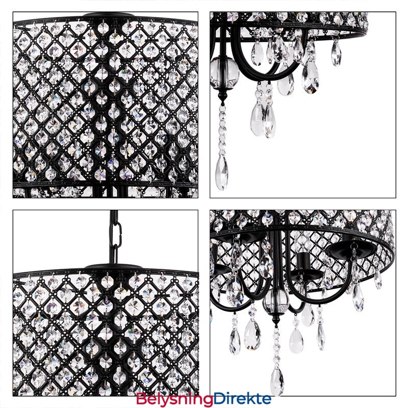 Moderne Samtidskunst Trommekrystall Kromlysekrone