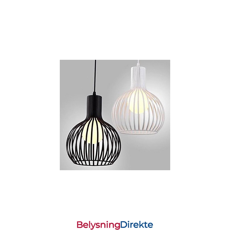 Amerikansk Retro Smijerns Fugleburlysekronelampe