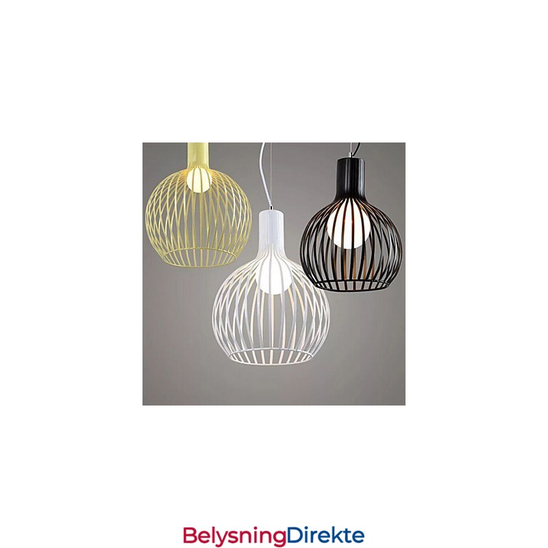 Amerikansk Retro Smijerns Fugleburlysekronelampe