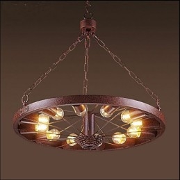 Retro Hjulanheng For Å Lage Den Gamle Industrielle Hengelampen