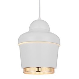 Pendellampe 1 Lys Moderne Enkelhet Gyllen Krom Svart Hvit Karbonstål Metalllysekrone