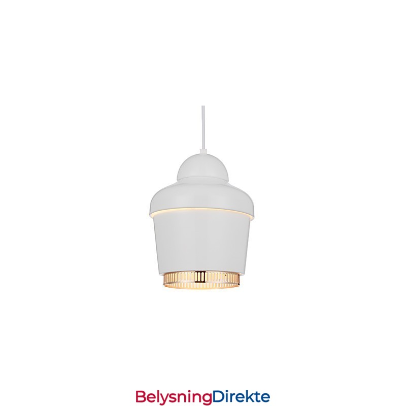 Pendellampe 1 Lys Moderne Enkelhet Gyllen Krom Svart Hvit Karbonstål Metalllysekrone