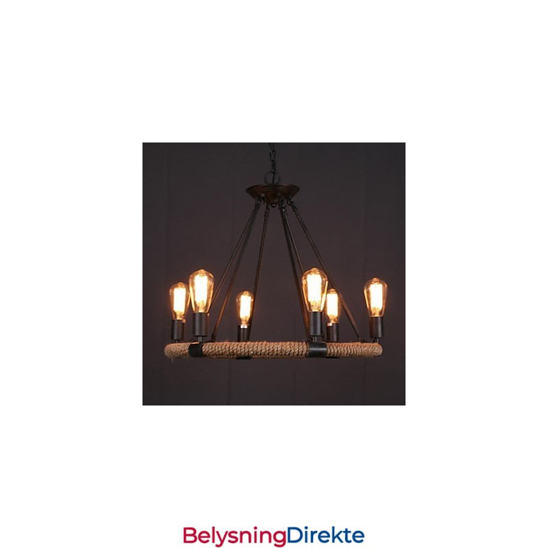 Landlig Mini-Stil Maleri Metall Pendellampe