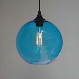 Moderne Samtids Tradisjonell Klassisk Rustikk Hytte Trommeøy Skål Vintage Lanterne Landlig Globe Glass