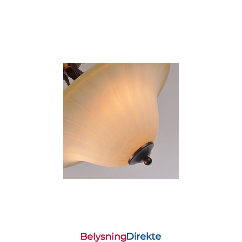 5 Vintage Mini-Maleri Metall Anhengslamper