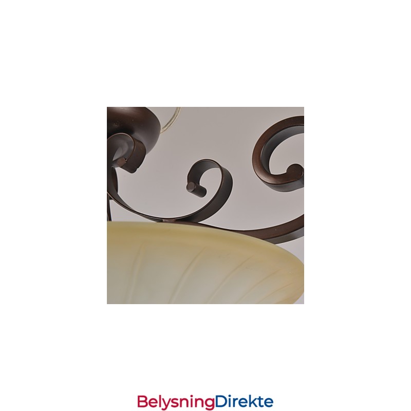 5 Vintage Mini-Maleri Metall Anhengslamper