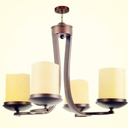 Tradisjonell Klassisk Retro Mini-Stil Maleri Metalllysekrone