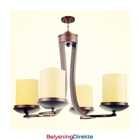 Tradisjonell Klassisk Retro Mini-Stil Maleri Metalllysekrone