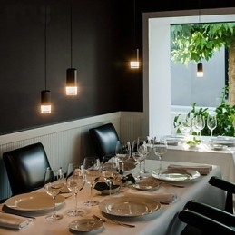 Nord-Europa Pendellampe Med Geometrisk Ledningsdesign