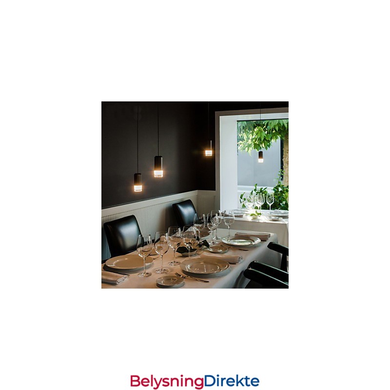 Nord-Europa Pendellampe Med Geometrisk Ledningsdesign