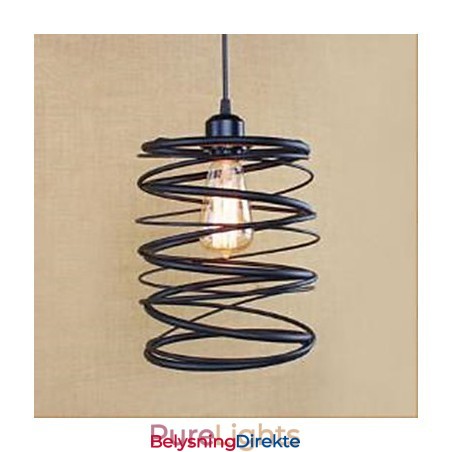 Amerikansk Restaurering Av Gamle Metoder Smijernskoketopp Kreativ Moderne Enkelthodet Droplight