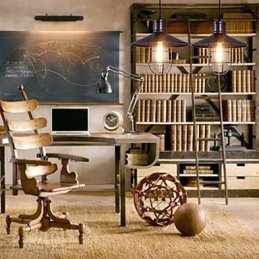 Vintage Retro Mini-Stil Maleri Pendellampe