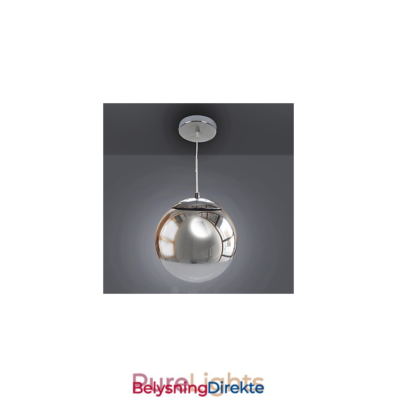 Moderne Og Moderne Globeformet Mini-Stil Galvanisert Pendellampe