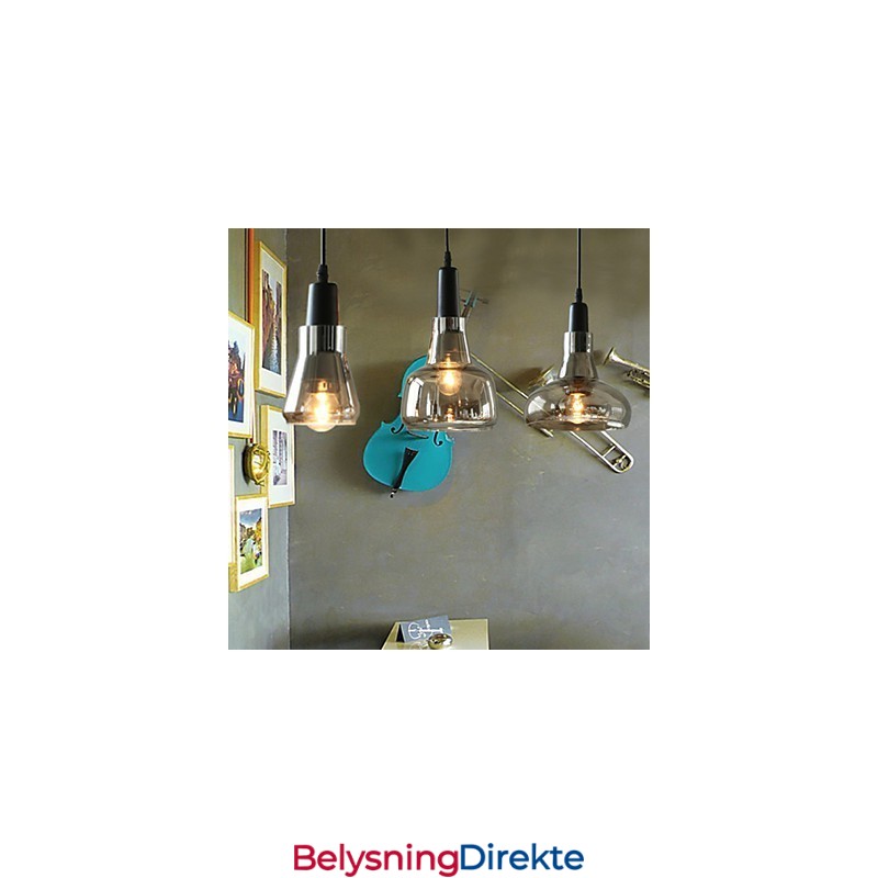 Kontraktert Og Moderne Skyggemote-Dekorasjonslysekrone I Glass