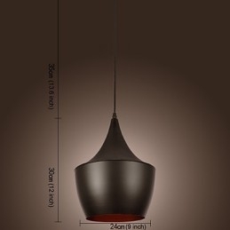 Moderne Samtidsstil Retro Mini-Stil Maleri Pendellampe