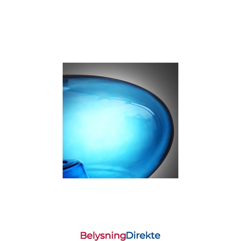 Pendellampe Moderne Design Blå Glasspære Inkludert