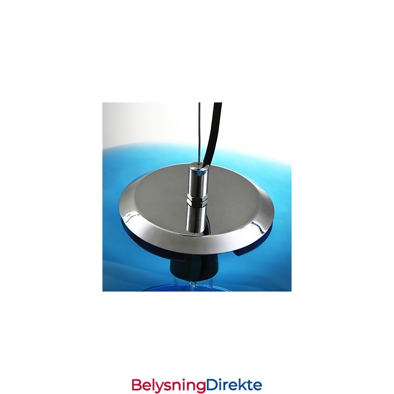 Pendellampe Moderne Design Blå Glasspære Inkludert