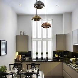 Moderne, Samtidskunstnerisk Maleri, Metallpendellampe