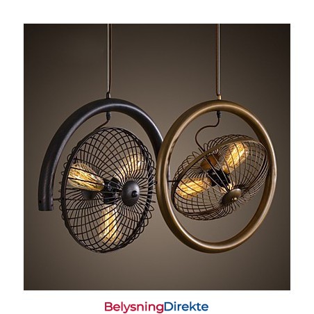 Retro Klassisk Metall Takvifte Lys Enkle Pendellamper Kafé Pendellampe