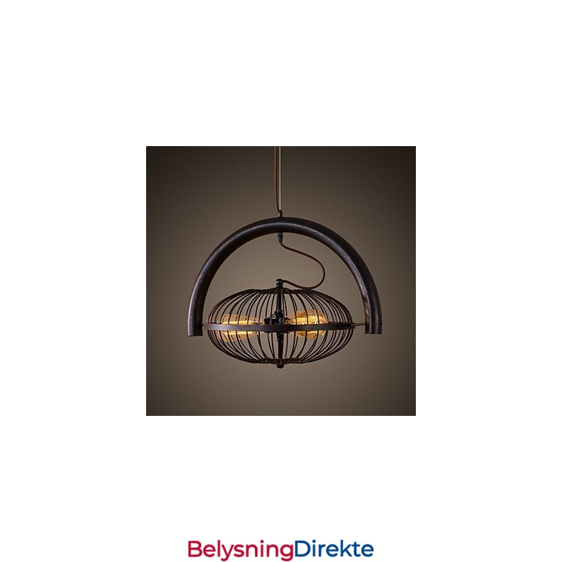 Retro Klassisk Metall Takvifte Lys Enkle Pendellamper Kafé Pendellampe