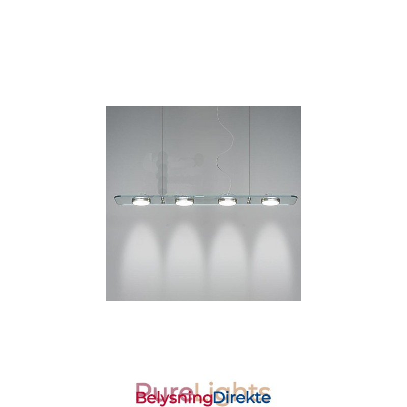 Rektangulær Glasslampe Til Restaurantbord