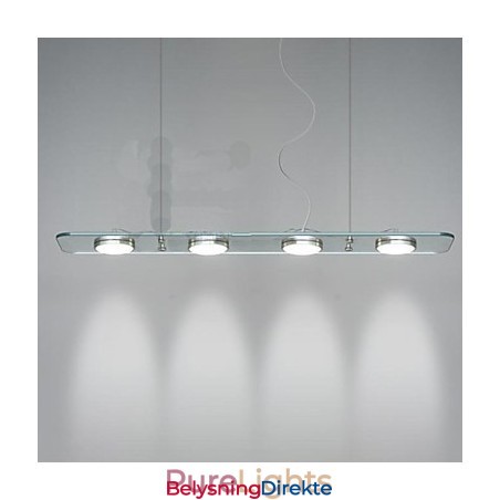 Rektangulær Glasslampe Til Restaurantbord