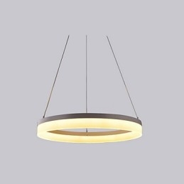 1 Ring 3 Rings Art Deco-Lysekrone 60 Cm Pendellampe 36W