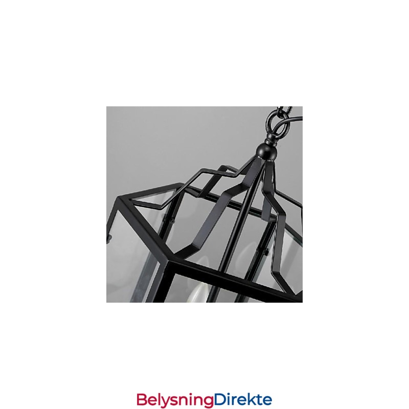 Tradisjonell Klassisk Vintage Retro Lanterne Landlig Mini-Stil Maleri Metall Pendellampe Spisestue