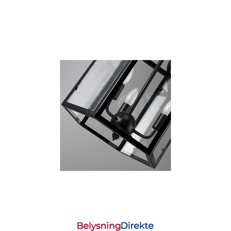 Tradisjonell Klassisk Vintage Retro Lanterne Landlig Mini-Stil Maleri Metall Pendellampe Spisestue