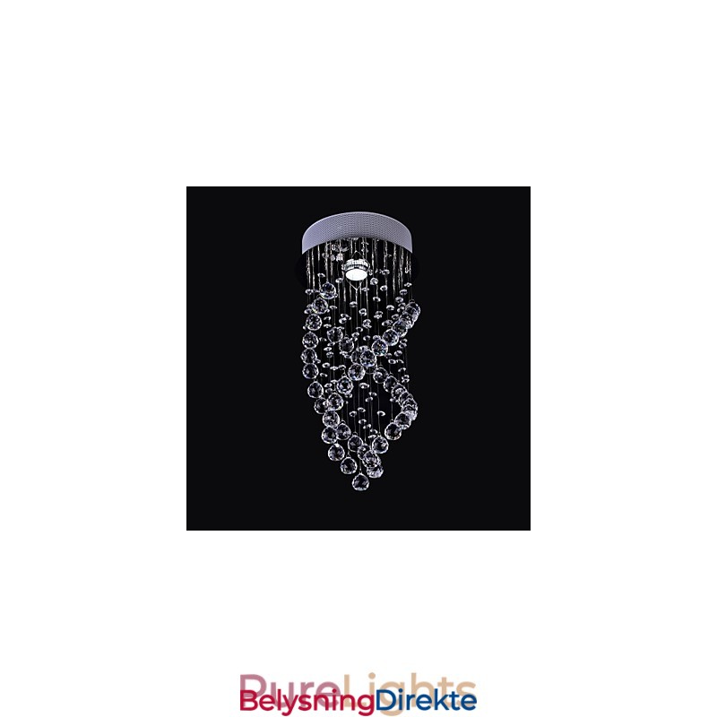 Moderne Samtids Krystall Krom Krystall Innfelt Montering