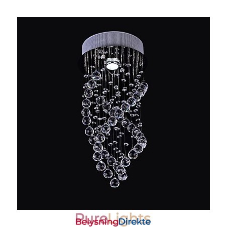 Moderne Samtids Krystall Krom Krystall Innfelt Montering