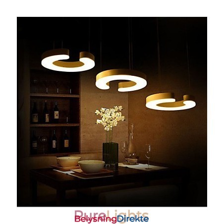 Tre C-Type Akryl Lysekrone Lysekrone