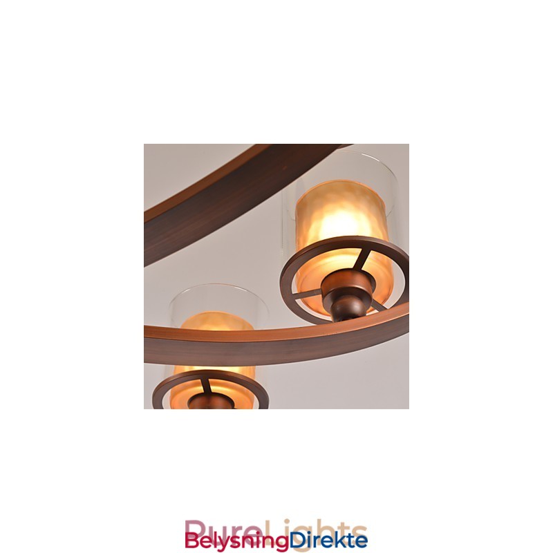 Tradisjonell Klassisk Retro Mini-Stil Maleri Metalllysekrone