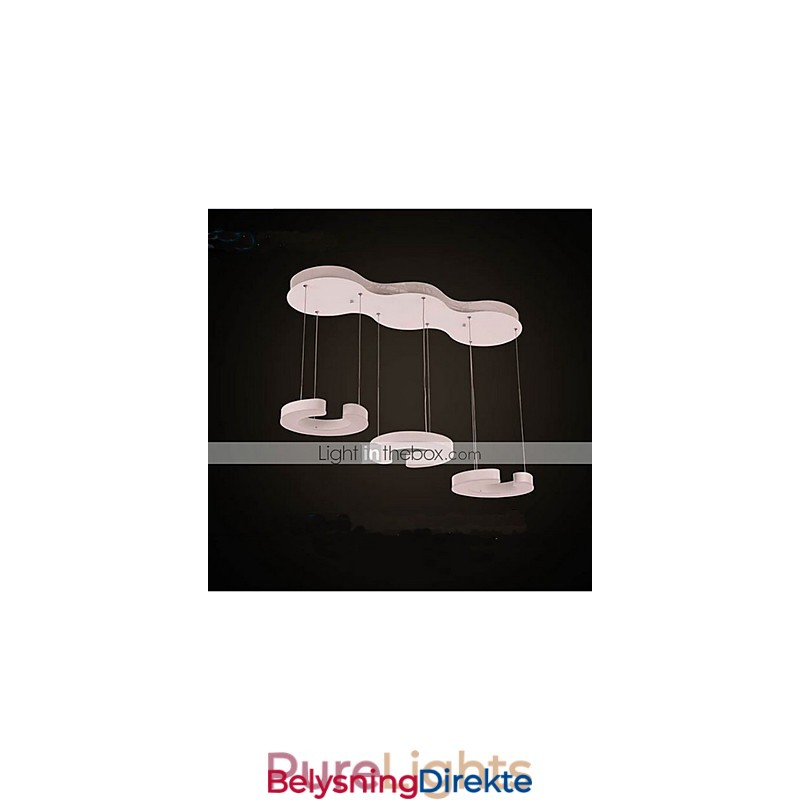 Tre C-Type Akryl Lysekrone Lysekrone