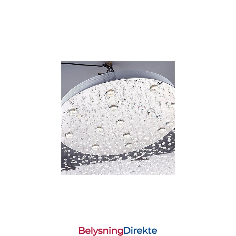 Moderne Samtids Tradisjonell Klassisk Rustikk Hytte Vintage Landlig Øy Krystall Galvanisert Metall Pendellampe