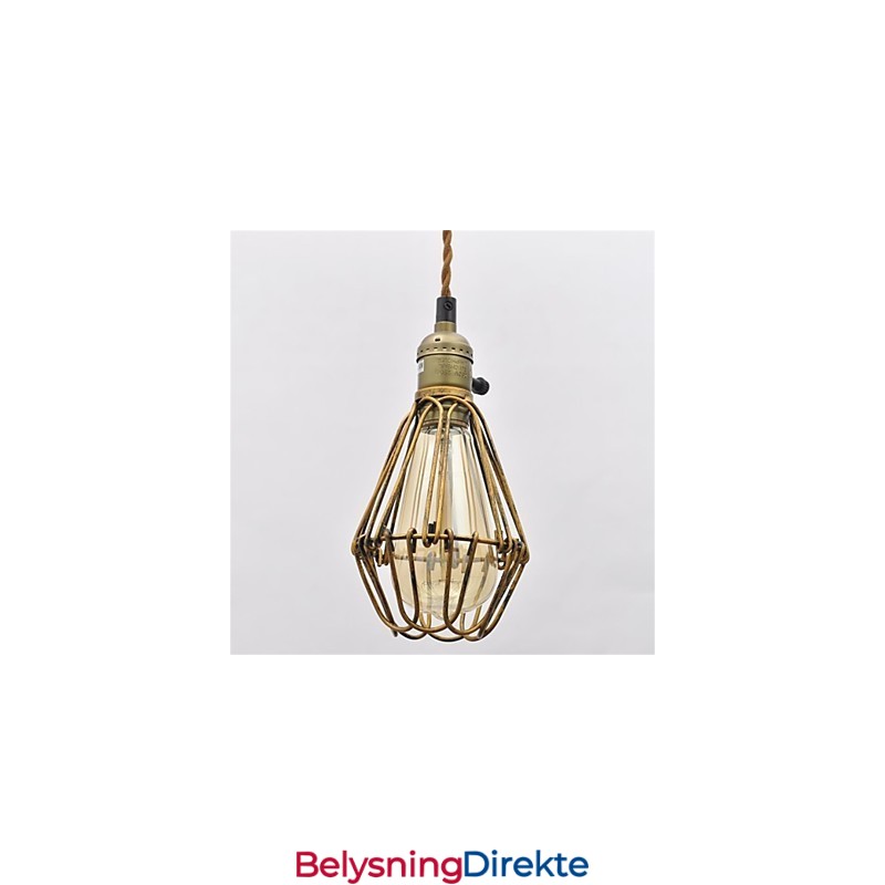 Amerikansk Landlig Vintage Enkelthodet Lotus Jernlysekrone