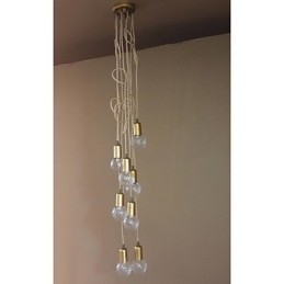 Tradisjonell Klassisk Rustikk Hytte Vintage Retro Lanterne Tromme Landlig Globus Mini-Stil Maleri Glass Pendellampe