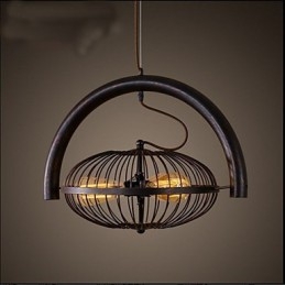 Retro Industriell Vindlampe Vifte Pendellampe I Amerikansk Stil