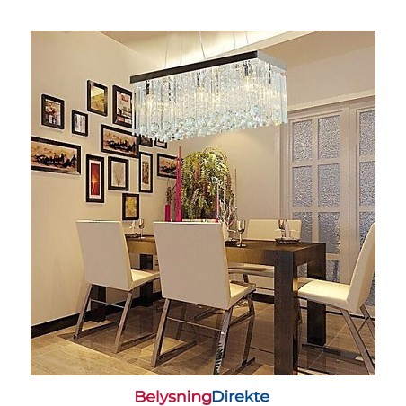 Moderne Samtidskrystalllysekrone