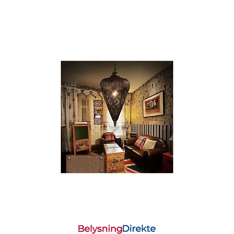 Sørøst-Asiatisk-Amerikansk Retro Håndhul Jernlysekrone