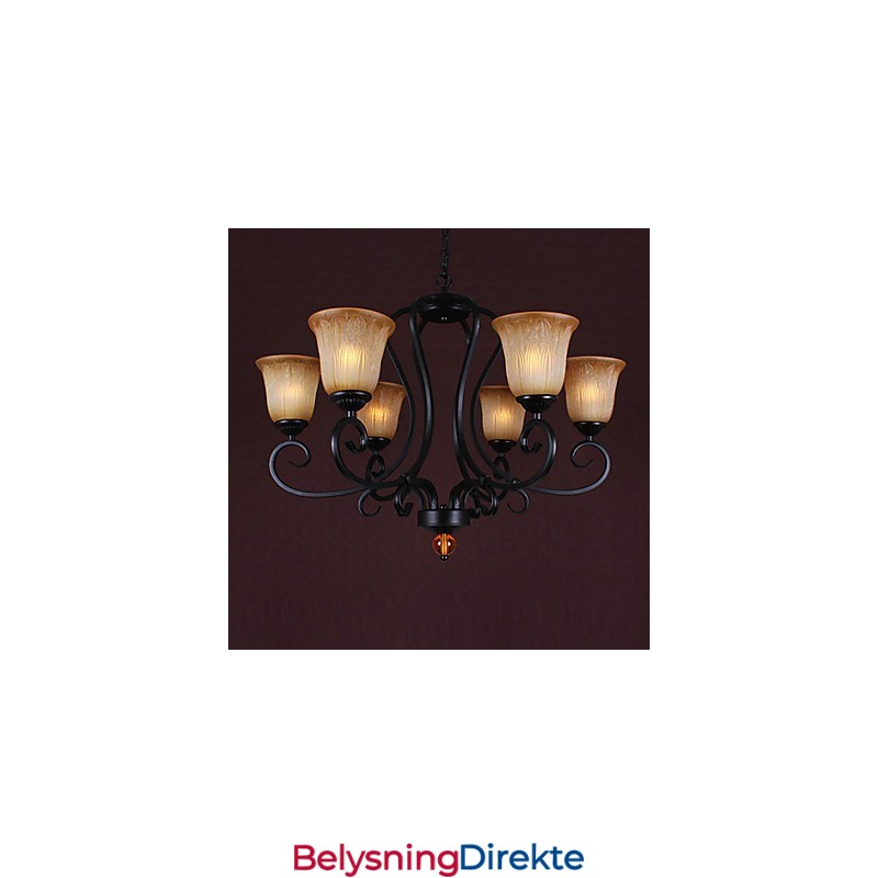 Tradisjonell Klassisk Lysekrone I Stearinlysstil