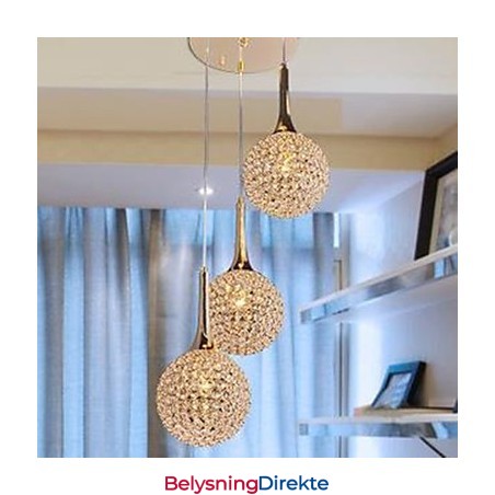 Moderne Krystalllysekronefat