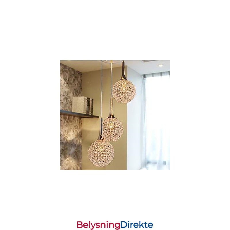 Moderne Krystalllysekronefat