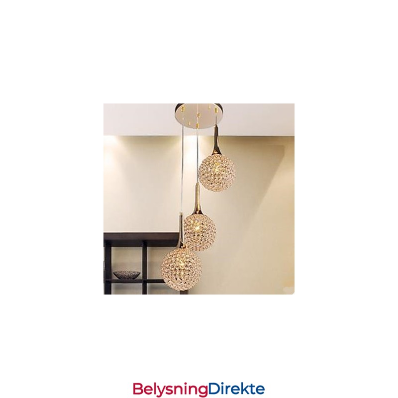 Moderne Krystalllysekronefat