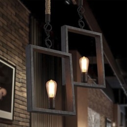 Anheng Rustikk Hytte Vintage Retro Spisestue Shopping Butikk Metall