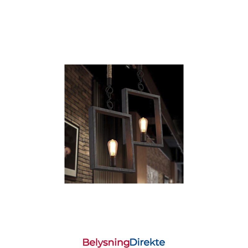 Anheng Rustikk Hytte Vintage Retro Spisestue Shopping Butikk Metall