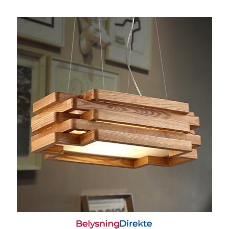 Moderne, Moderne, Landlig Mini-Stil Pendellampe I Tre Og Bambus