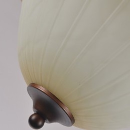 Rustikk Hytte Vintage Mini-Stil Maleri Metall Pendellampe