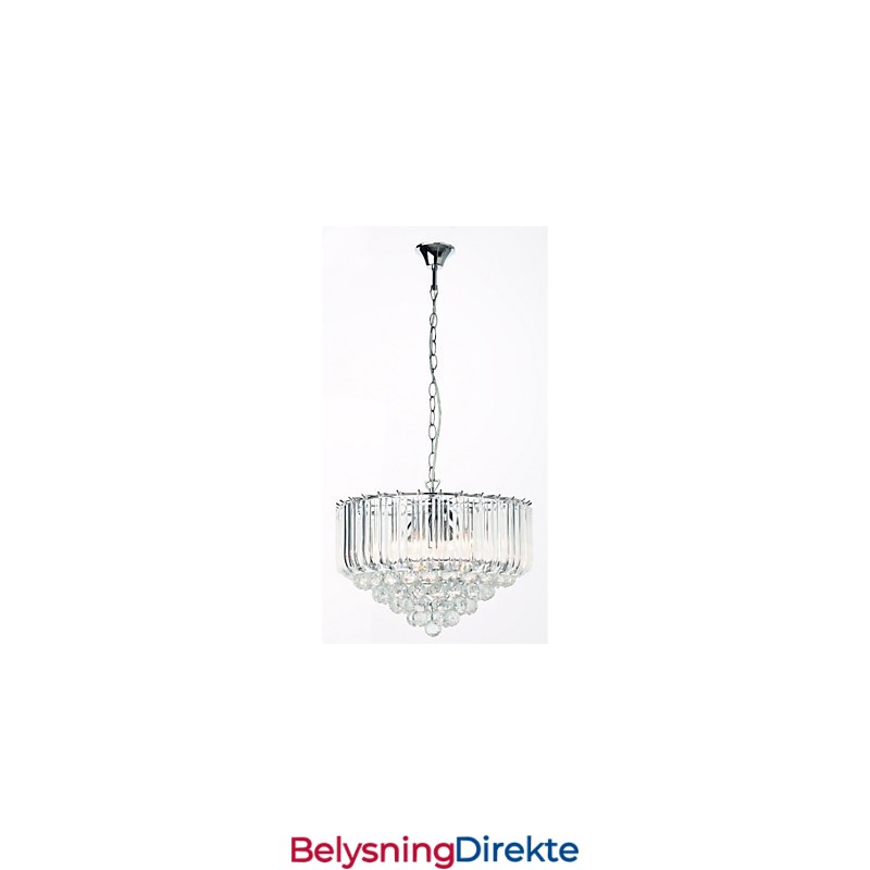 Moderne Lysekrone I Akrylkrystallstil Med 5 Lys
