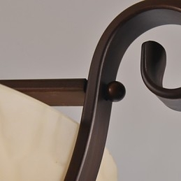 Rustikk Hytte Vintage Mini-Stil Maleri Metall Pendellampe